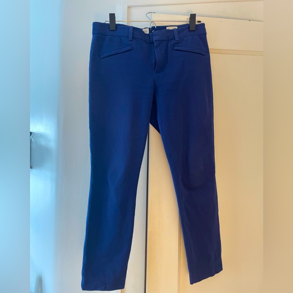 GAP royal blue skinny ankle pants (size 8)